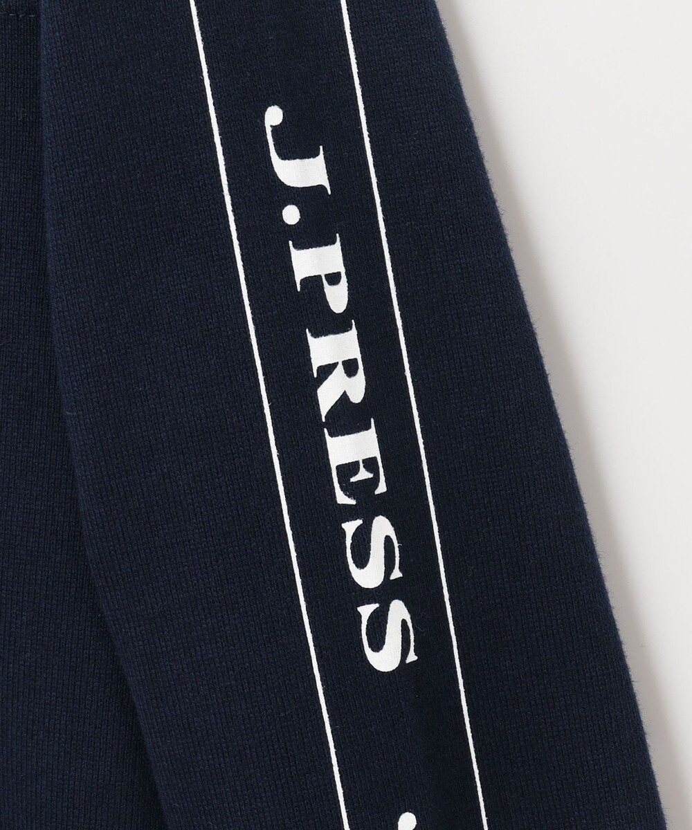 J.PRESS KIDS 【140-170cm】切替×袖プリント 長袖Tシャツ 