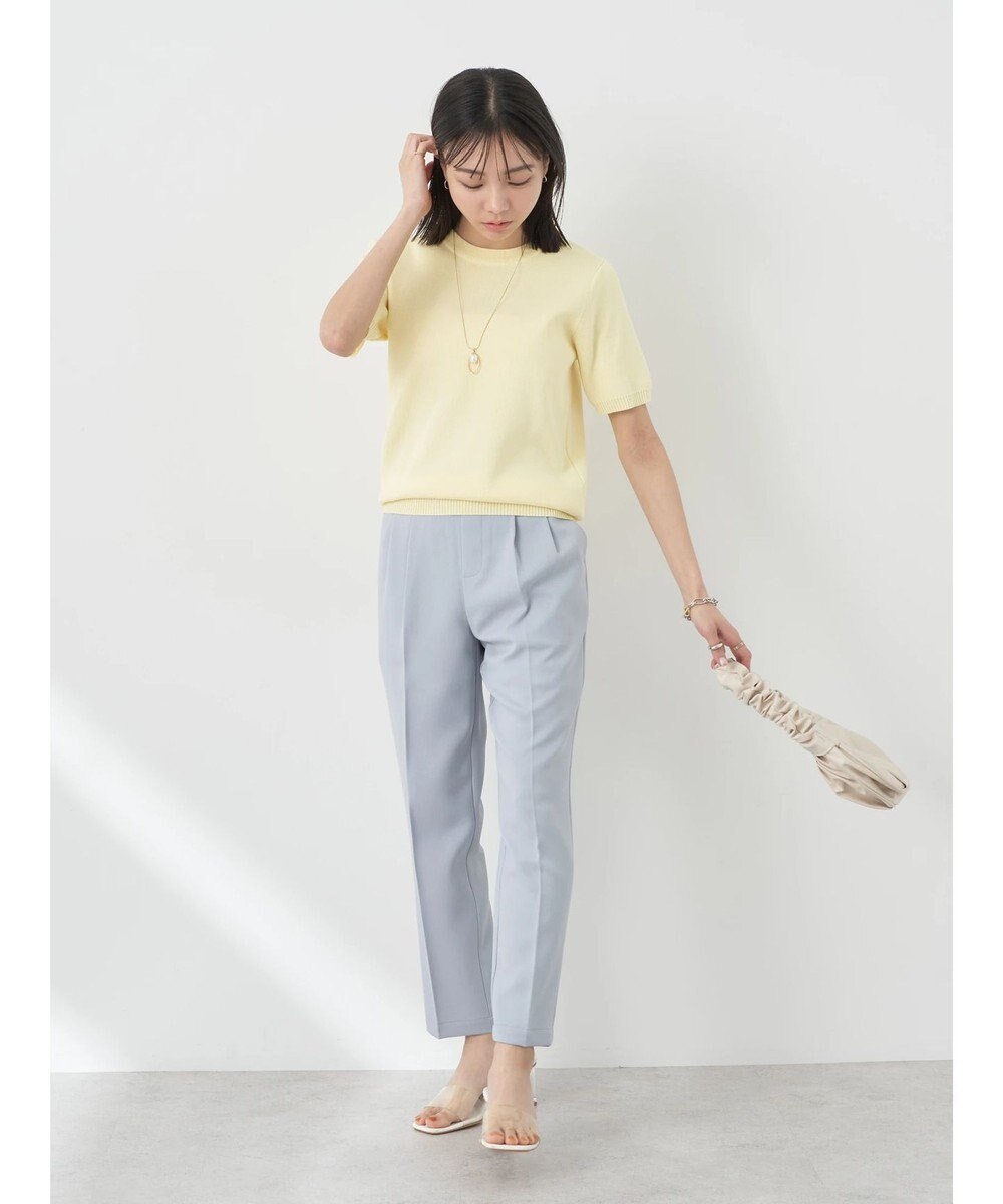 earth music&ecology 接触冷感テーパードパンツ 