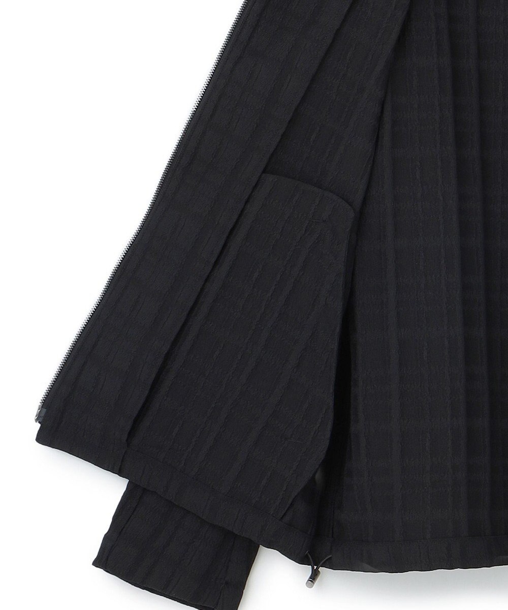 JOSEPH HOMME グレンチェックジャガードストレッチ  フ―ディーブルゾン 