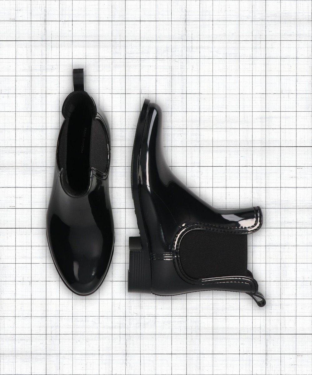 【FABIO RUSCONI】サイドゴアレインブーツ, ブラック, 36（約23.0~23.5cm）
