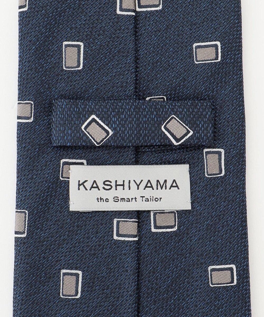 KASHIYAMA KASHIYAMAオリジナル【JAPAN MADE】ジオメタリックネクタイ 