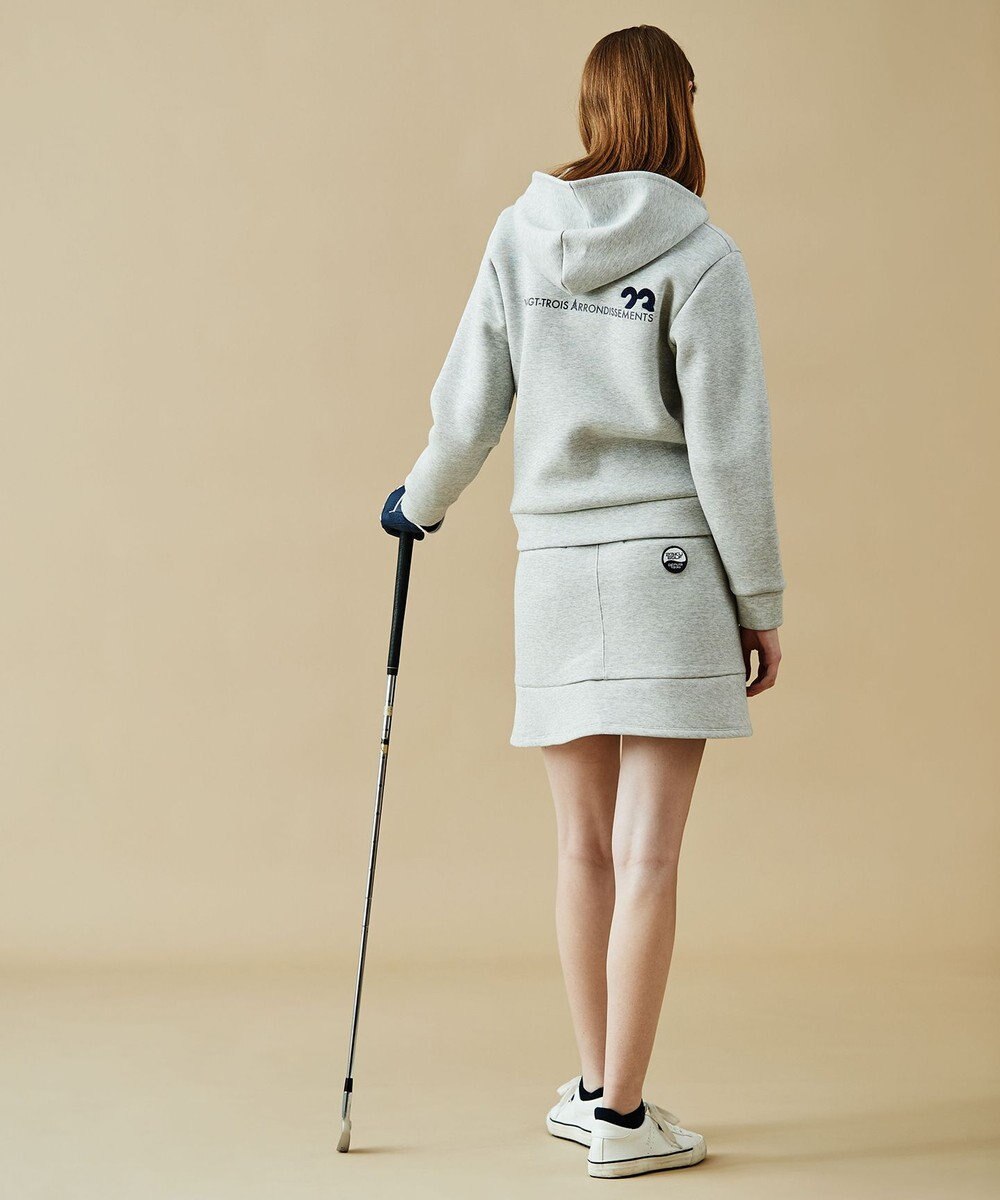 23区GOLF 【WOMEN】【UVケア】ダンボールニット ジップアップパーカー 