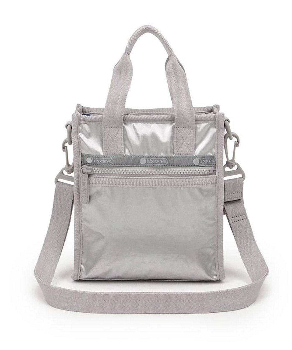 LeSportsac MINI N/S TOTE/フロストシルバーシャイン 