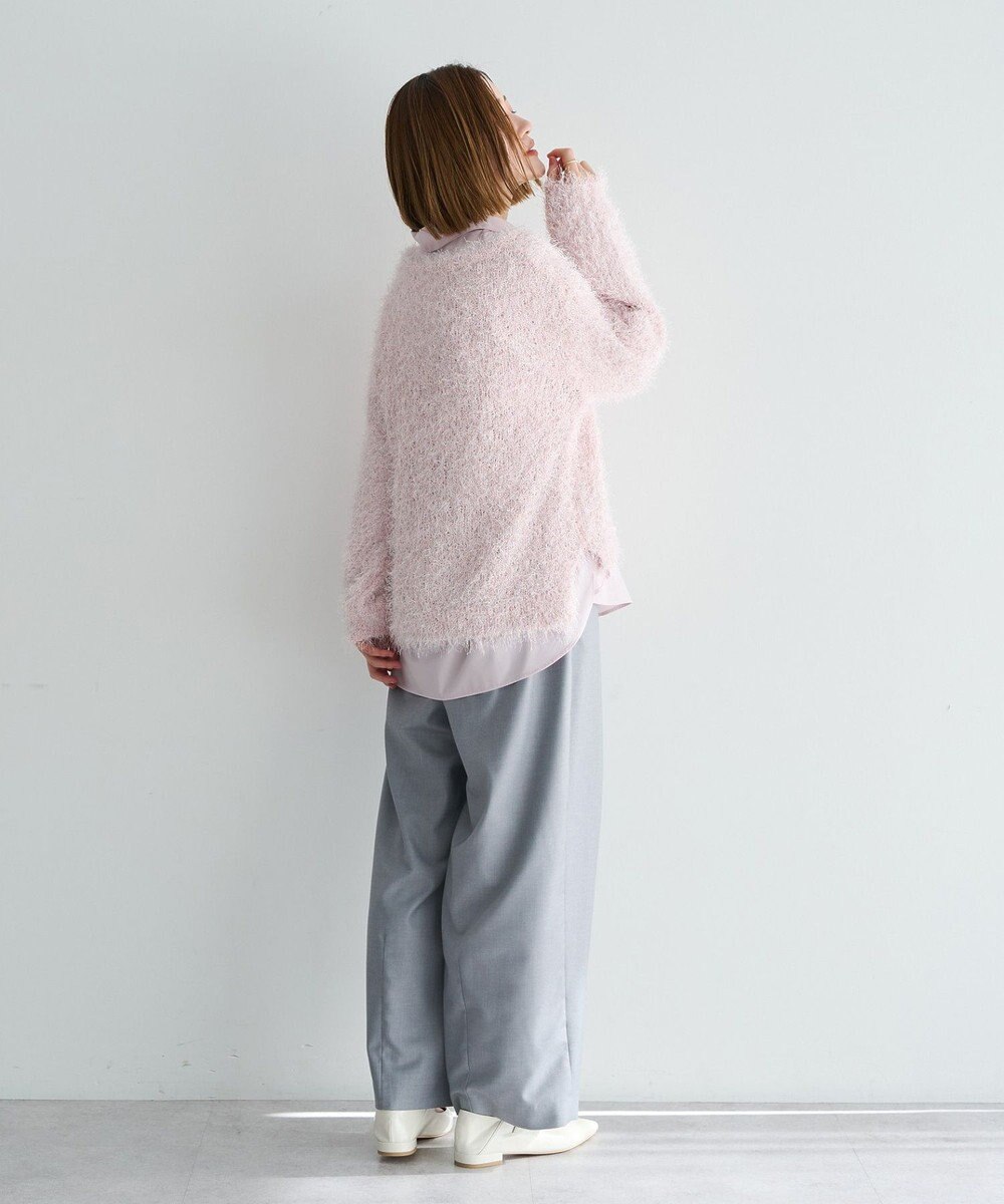 YECCA VECCA ラメ混シャギーニット 