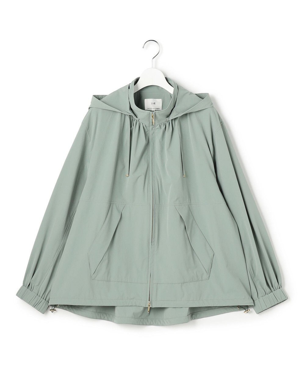 23区 【先行予約】2WAY ストレッチタフタ ボリュームスリーブブルゾン 
