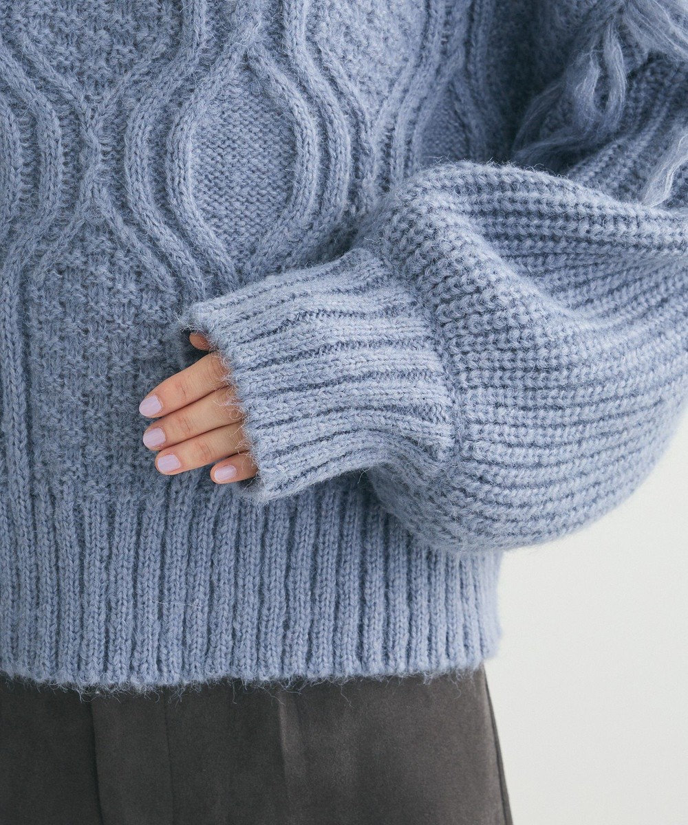 Green Parks ・ｓｗｉｎｇ　ｂｙ　フリンジタートルニット 