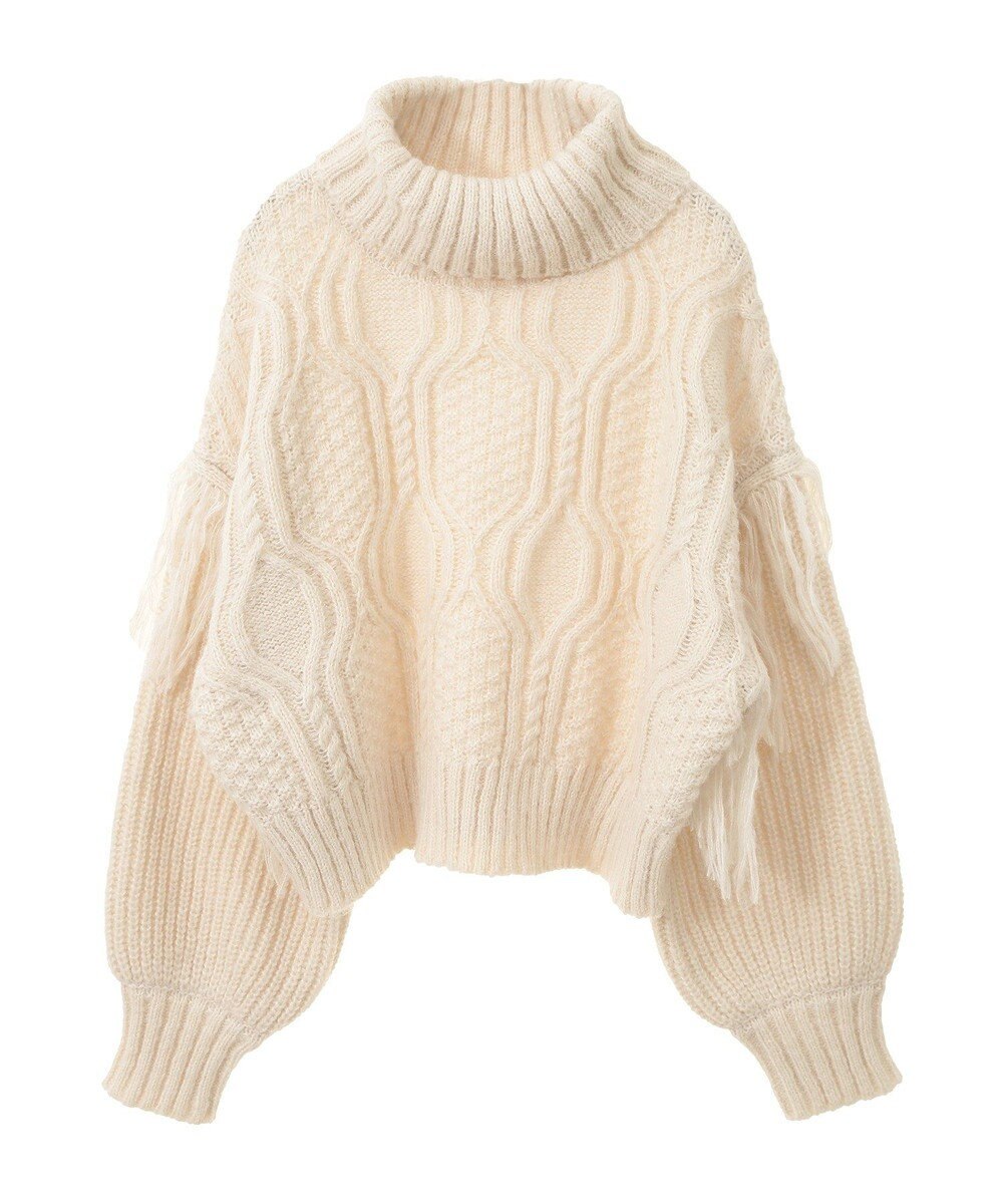 Green Parks ・ｓｗｉｎｇ　ｂｙ　フリンジタートルニット 