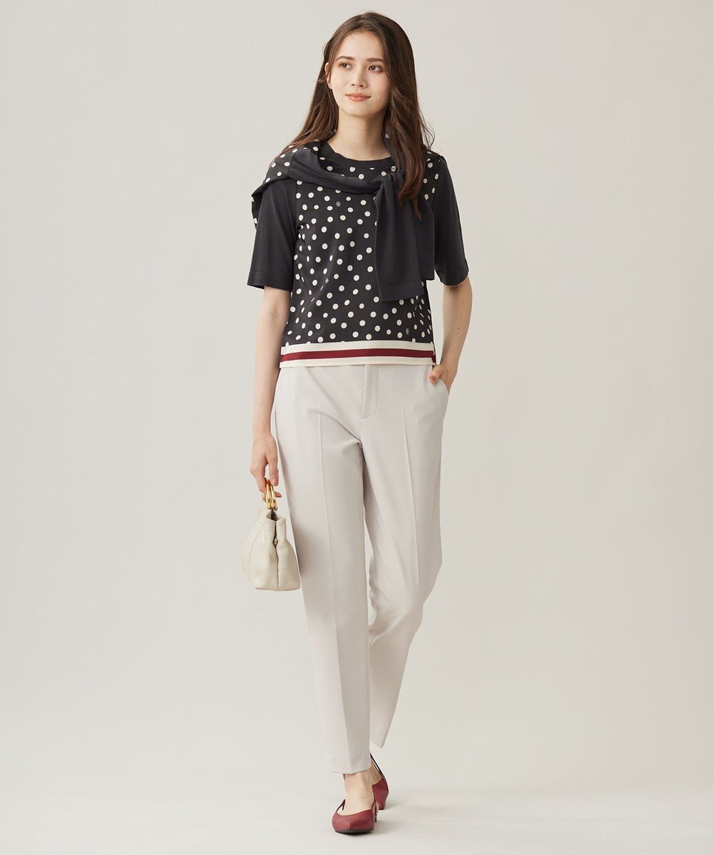 自由区 L 【WEB限定カラーあり・撥水加工・洗える】TRギャバテーパード パンツ 