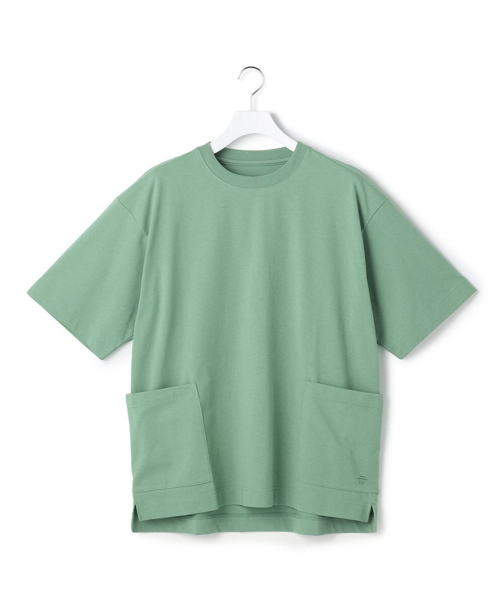 J.PRESS YORK STREET 【UNISEX】サイドポケット クルーネックTシャツ 