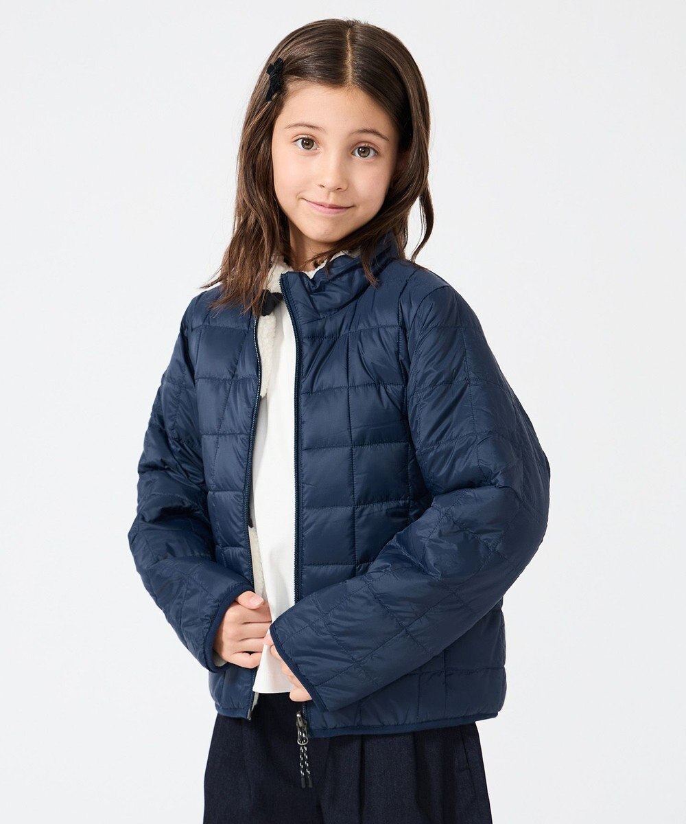 UNFILO 【120-150cm】TAION リバーシブルボア ダウンジャケット(UNISEX) 