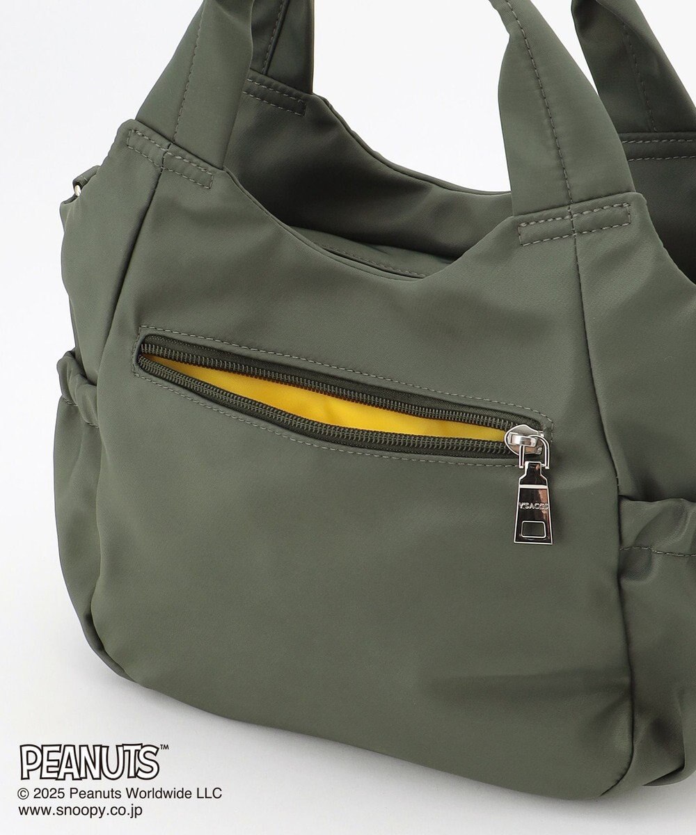 Y'SACCS SNOOPYデザイン　ギャザー2wayミニトート 