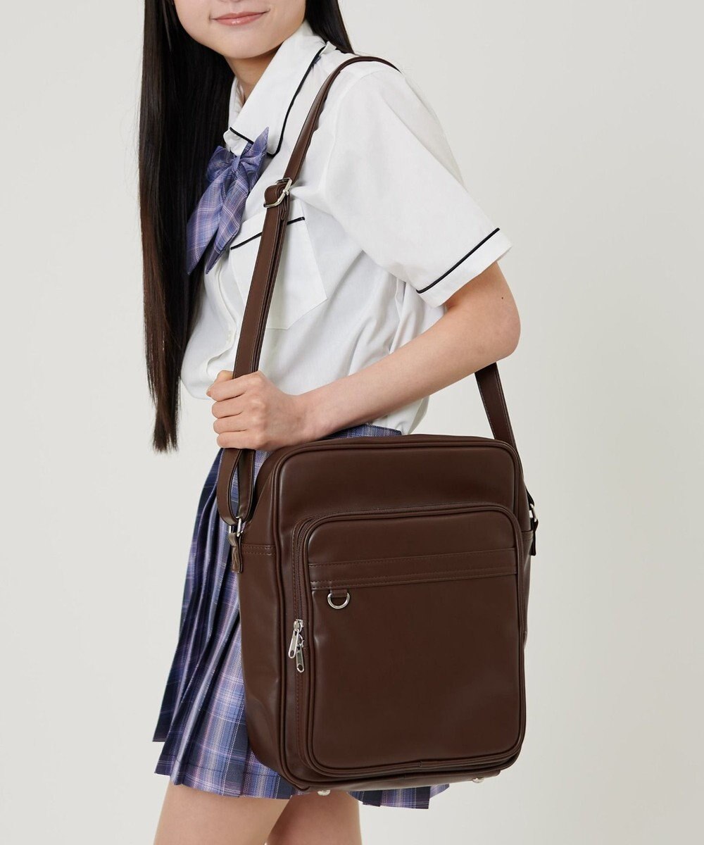 WEGO 【SCHOOLITEM】PUスクールショルダーバッグ 