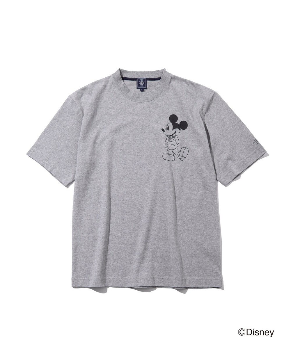 J.PRESS MEN 【DISNEY COLLECTION】【UNISEX】ワンポイント Tシャツ / ミッキ－マウス 