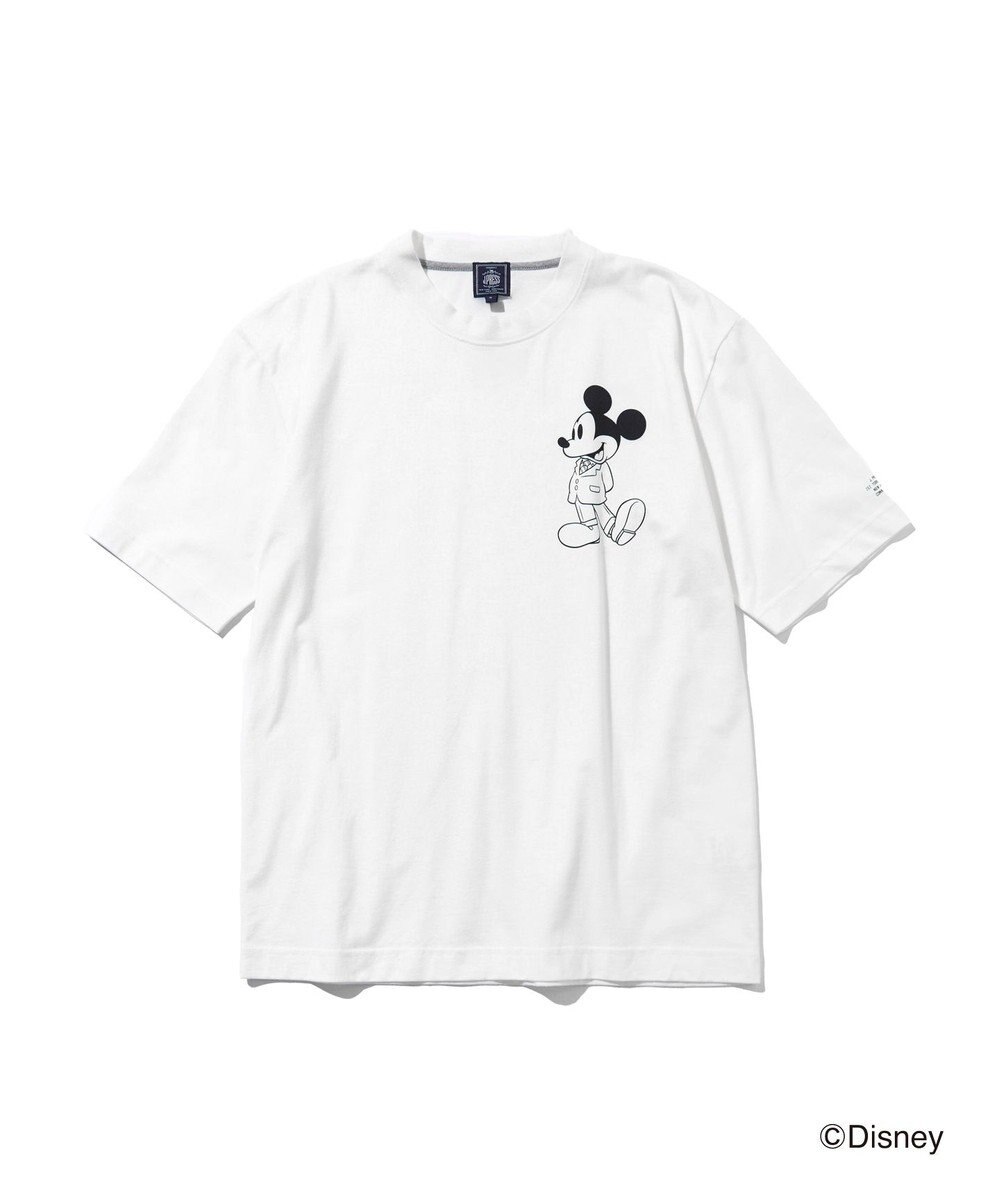 J.PRESS MEN 【DISNEY COLLECTION】【UNISEX】ワンポイント Tシャツ / ミッキ－マウス 