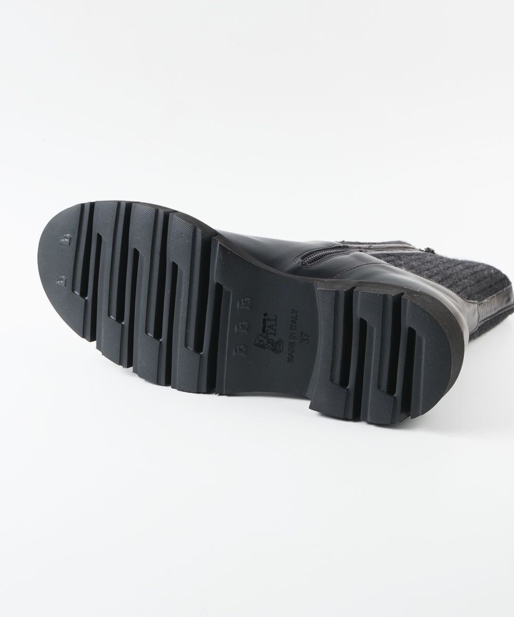 BONTRE 【イタリア製/本革】【LucaGrossi/ルカグロッシ】サイドニットショートブーツ/K148T-VA 