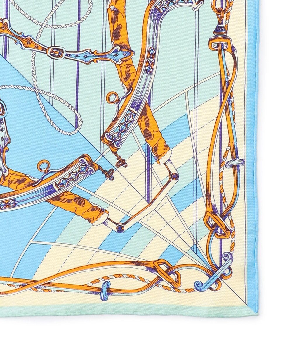 23区 manipuri ビットバルーン シルク スカーフ 
