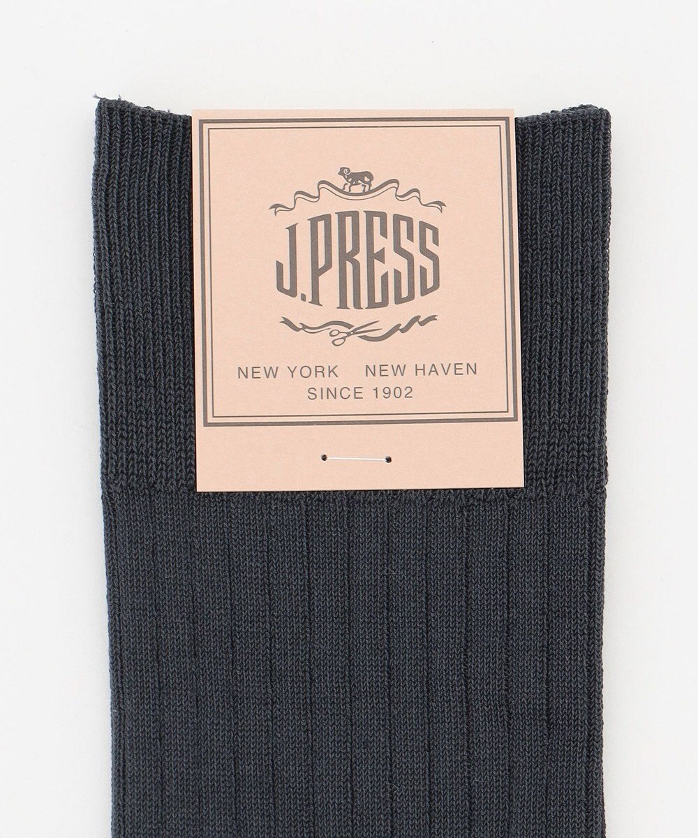 J.PRESS MEN 【定番】ハイゲージリブ ソックス 