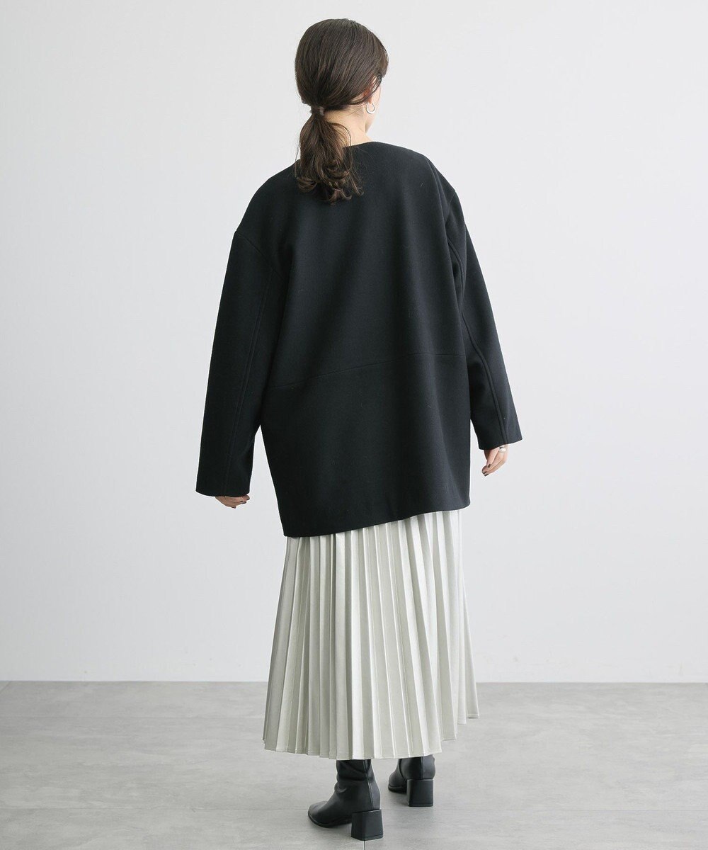 AMERICAN HOLIC リサイクル中空糸ノーカラーコート 