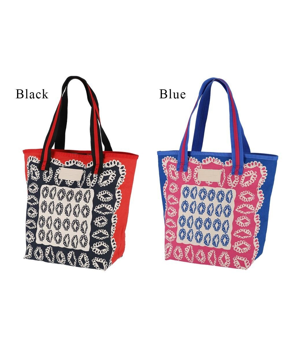 tsumori chisato CARRY ダイヤモンドフラワー トートバッグ リバーシブル 花柄 