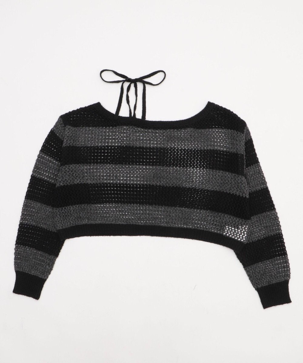 WEGO モヘアタッチ2WAYワンショルニット 