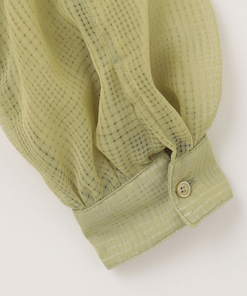 Feroux シアーチェック ブラウス 