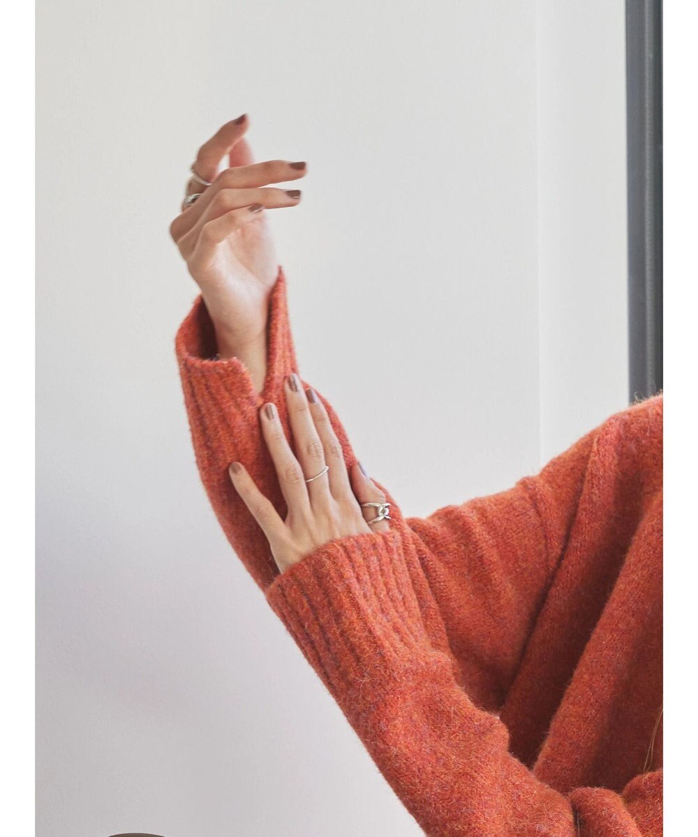 AMERICAN HOLIC ＭｉｘヤーンＶネックニットプルオーバー 