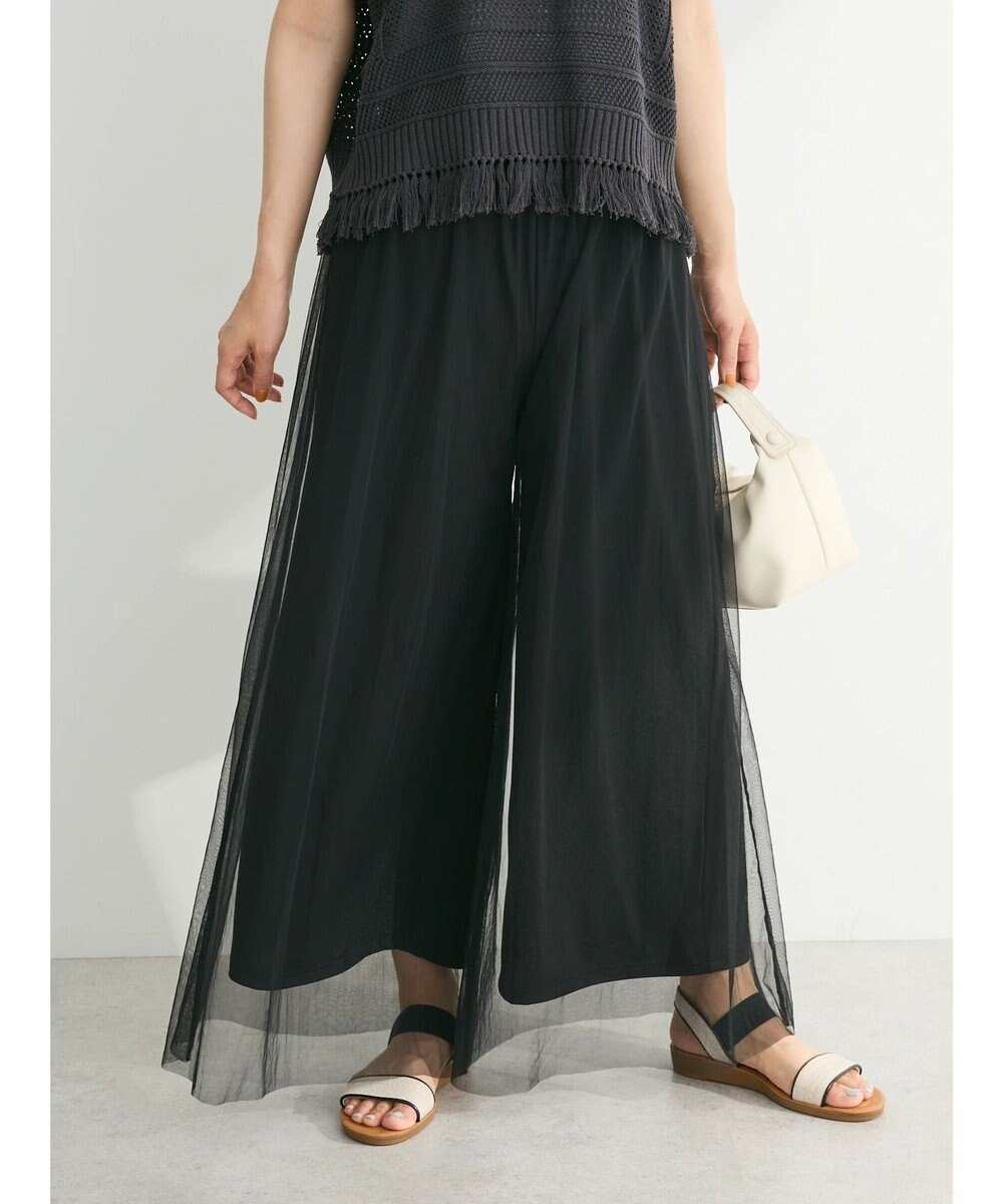 Green Parks ・ＥＬＥＮＣＡＲＥ　ＤＵＥ　チュールギャザーパンツ 