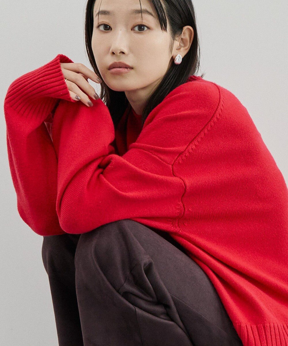 AMERICAN HOLIC バイパチモックネックニットプルオーバー 