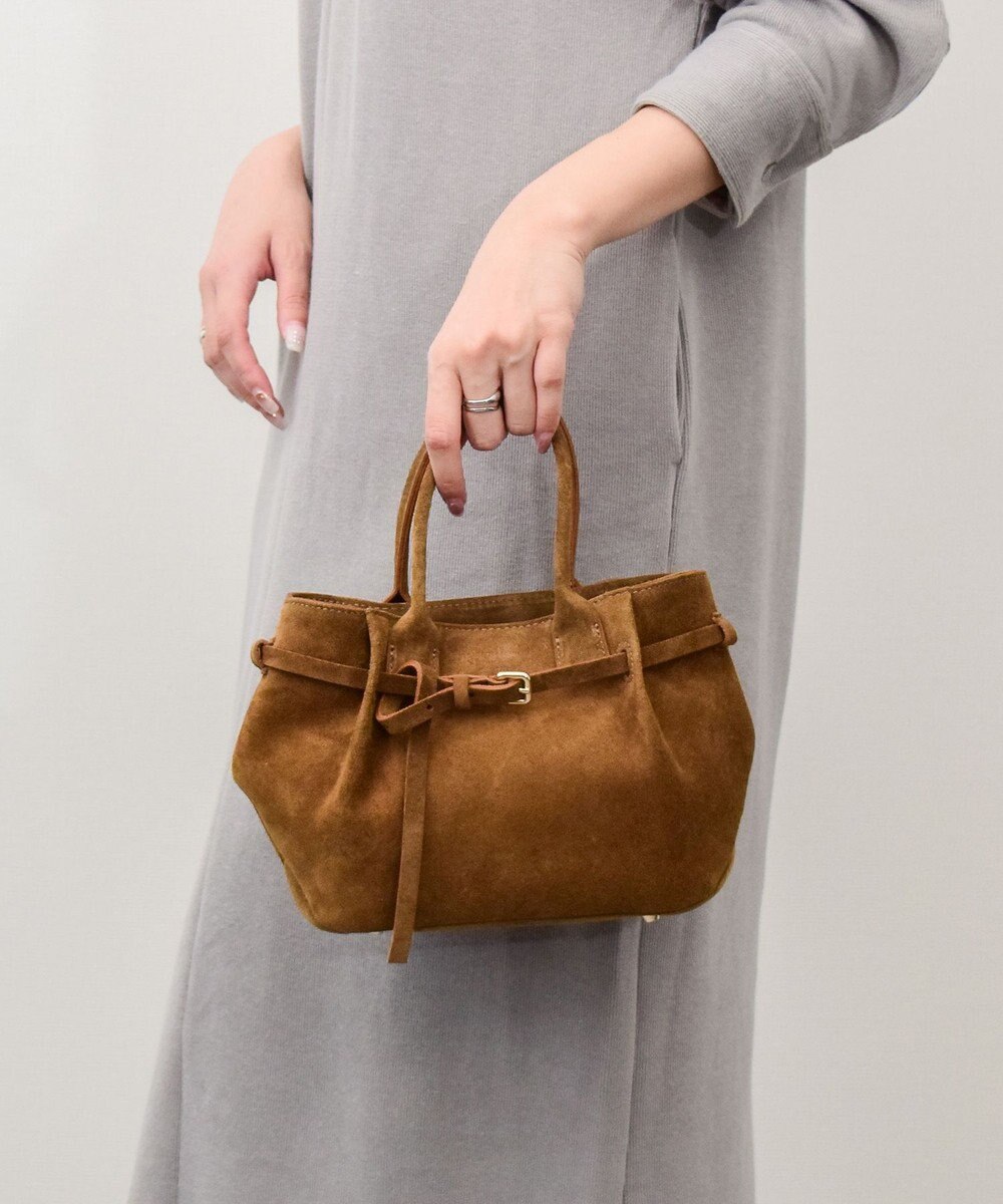 INTER-CHAUSSURES 【CHRISTIAN VILLA】レザーミディアムハンドバッグ 