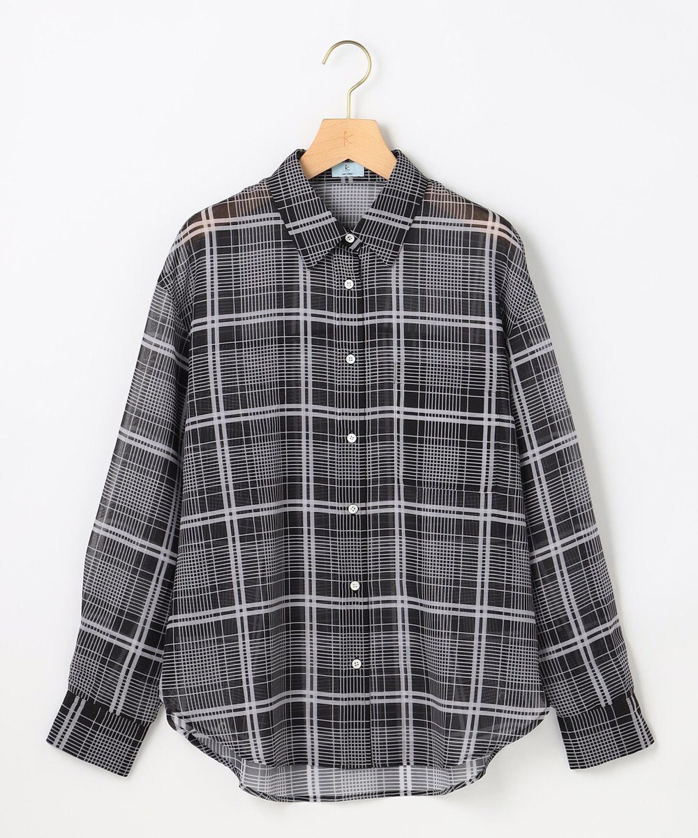 組曲 【先行予約】エアリーボイルシアー シャツ 