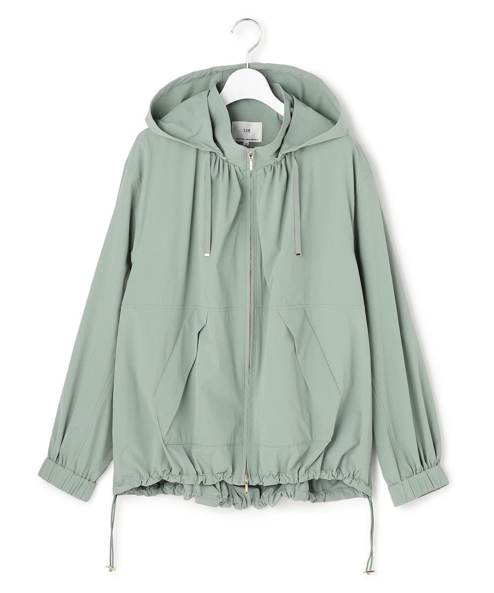 23区 【先行予約】2WAY ストレッチタフタ ボリュームスリーブブルゾン 