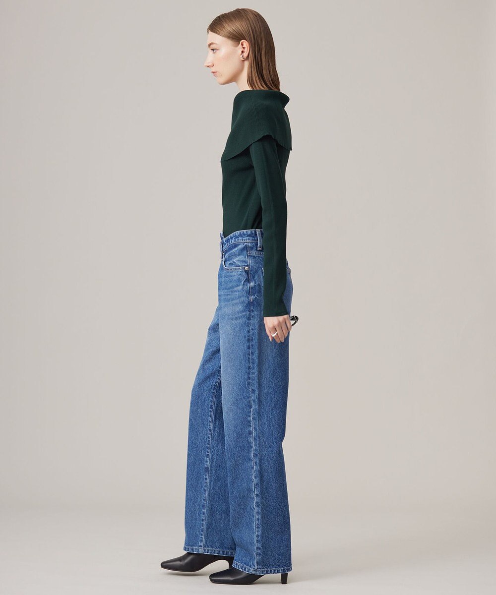 ICB L 【CLASSY.1月号掲載・洗える】ウォーターリサイクルデニム カーブパンツ 