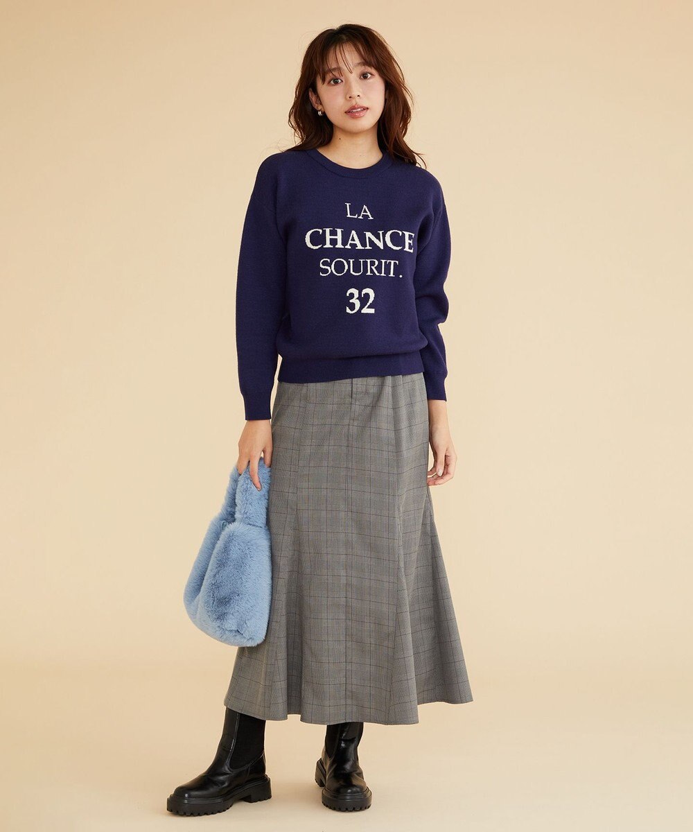 Feroux 【古畑星夏さん着用・洗える】サイドリブマーメイド スカート 