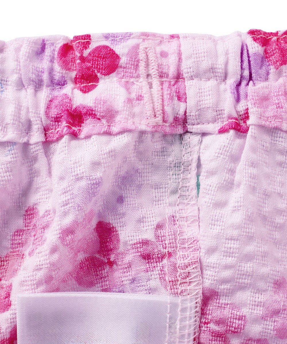 MIKI HOUSE HOT BISCUITS 【ミキハウス】【80-150cm】 アジサイ柄甚平スーツ 