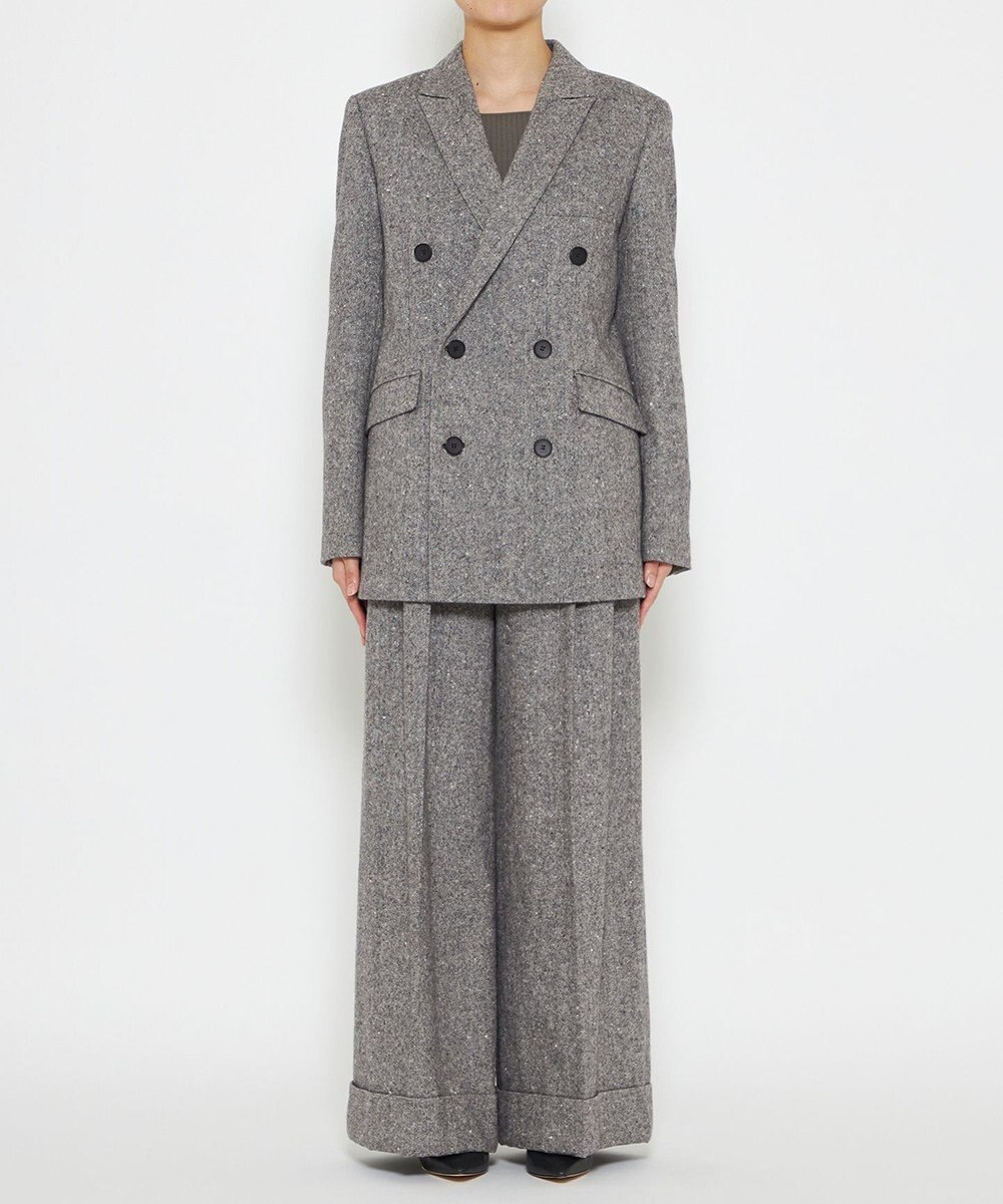 uncrave ネップツイード パンツ（uncrave WHITE） 