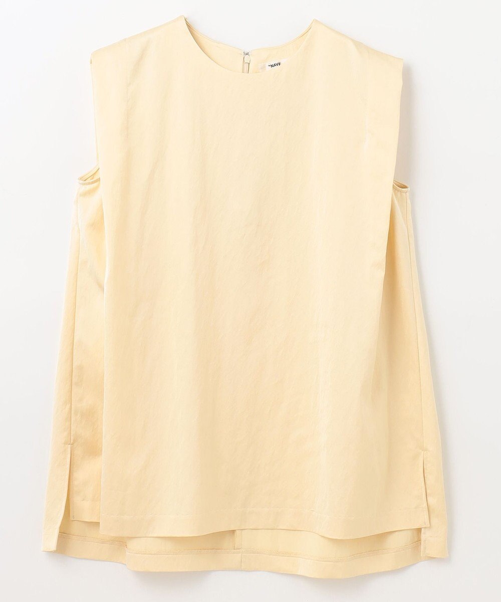 NAVE 【ReNAVE　洗える】グロスサテンブラウス 