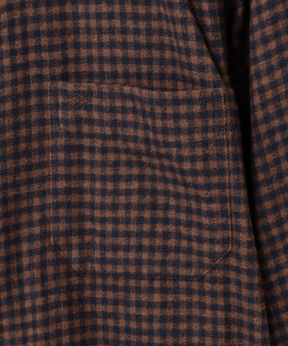 JOSEPH ABBOUD 【柔らかな肌触り/暖かい】 ラフィーコットンフランネルシャツ 