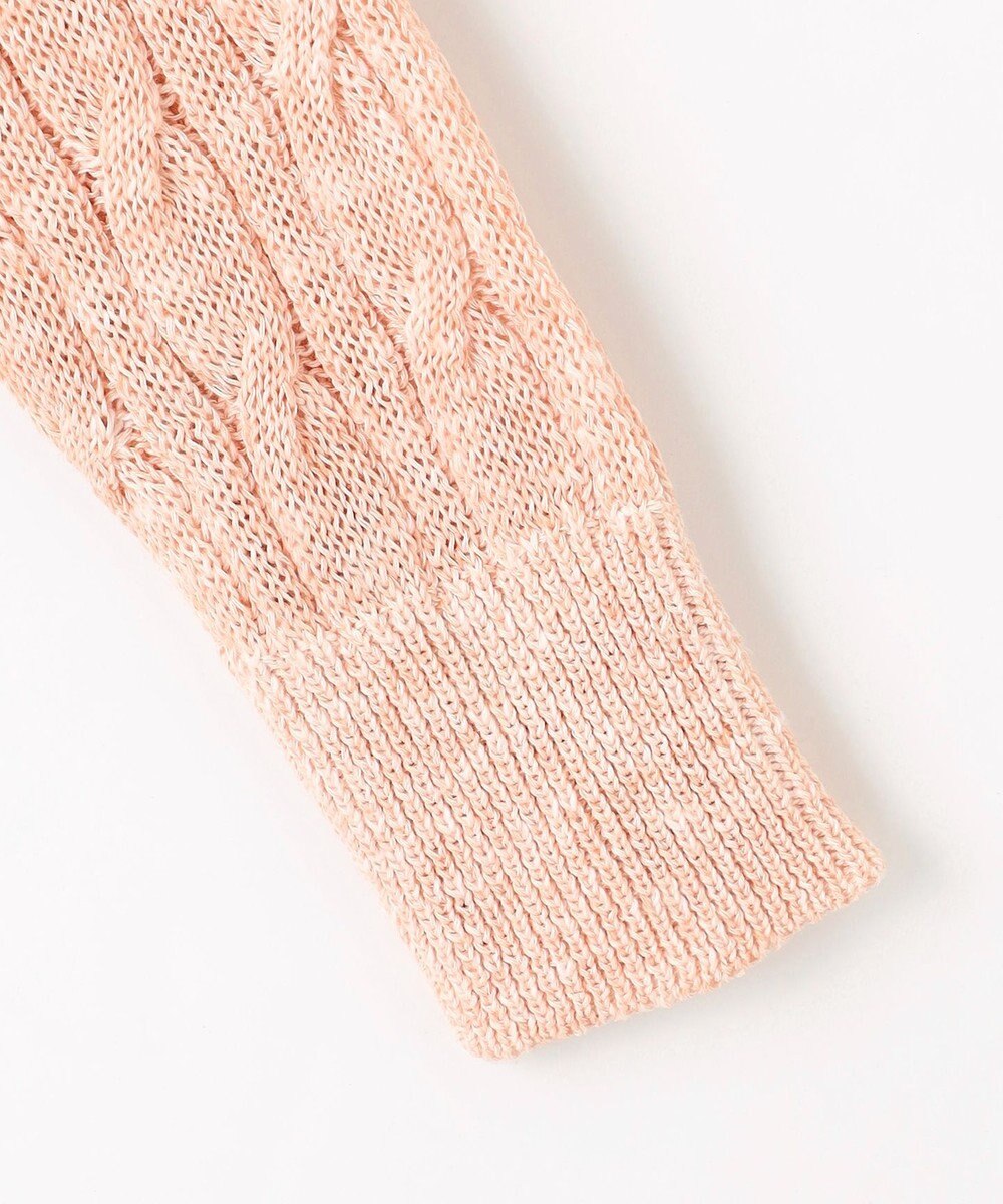 J.PRESS LADIES 【洗える】MIX COLOR SLUB ケーブル ニット 