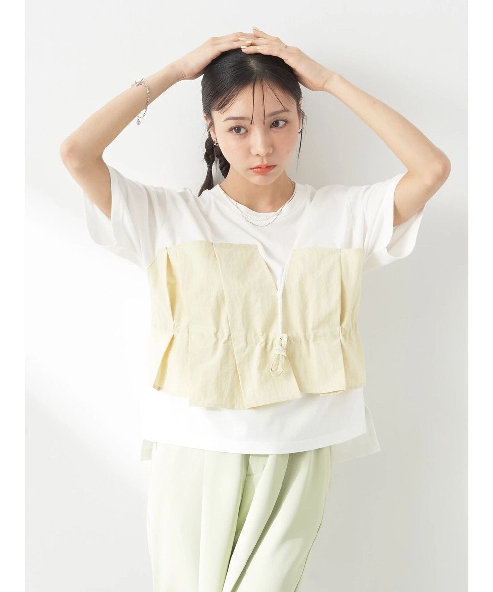 earth music&ecology ビスチェドッキングプルオーバー 