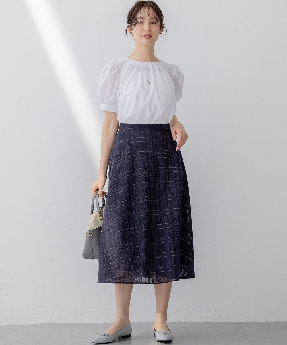 組曲 L ソフトローンパフスリーブ ブラウス 