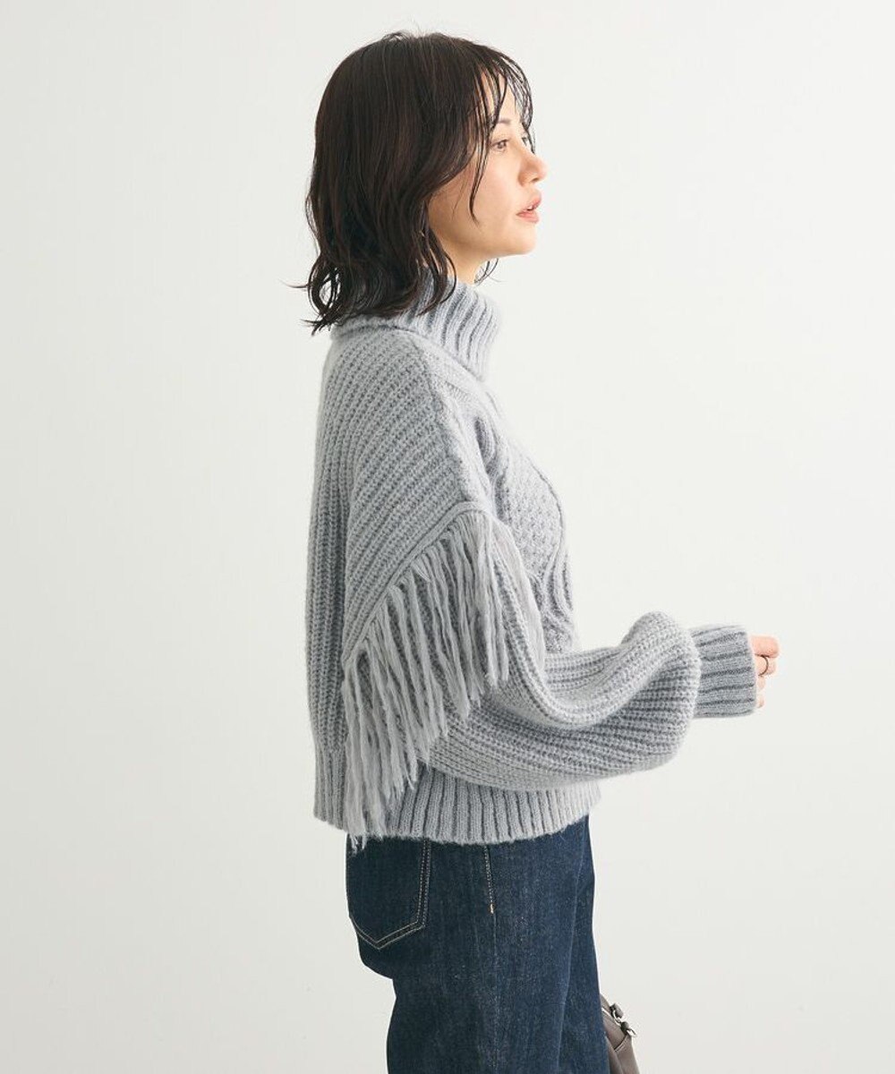 Green Parks ・ｓｗｉｎｇ　ｂｙ　フリンジタートルニット 