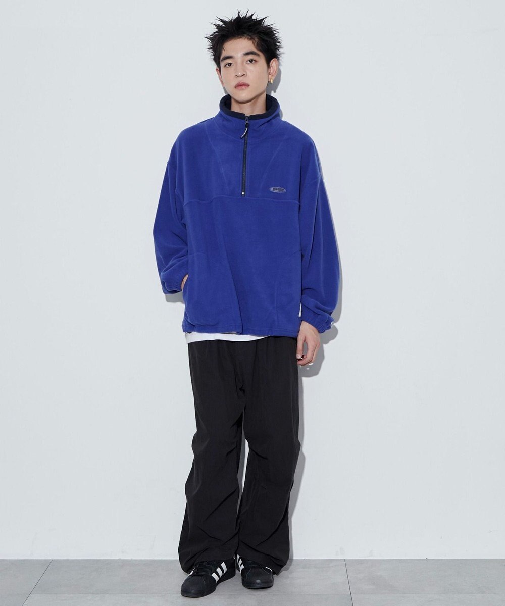 WEGO DISCUSフリースハーフジップPO 