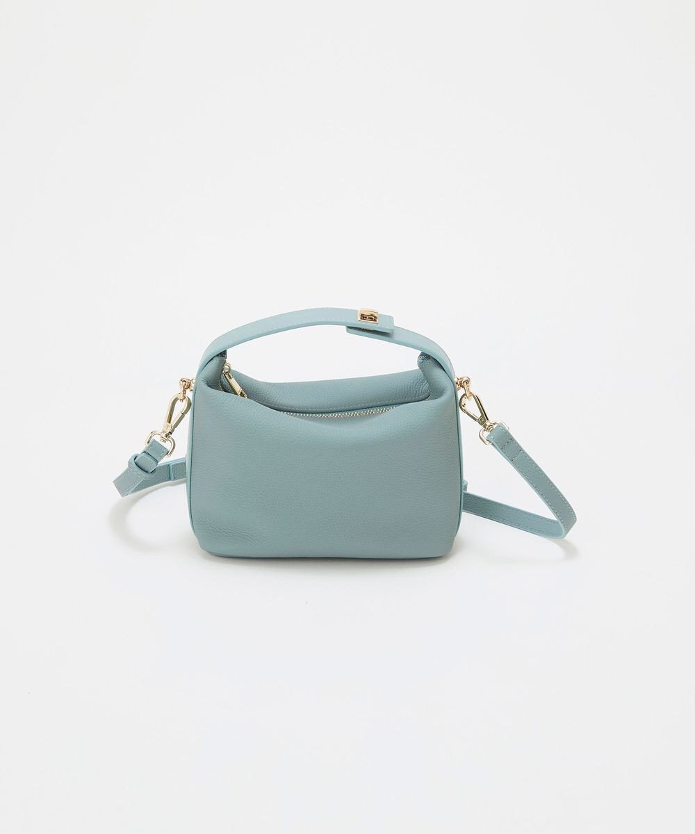 TOPKAPI 【TREASURE TOPKAPI】シュリンクレザー ハンドルオープン ミニ ショルダーバッグ 