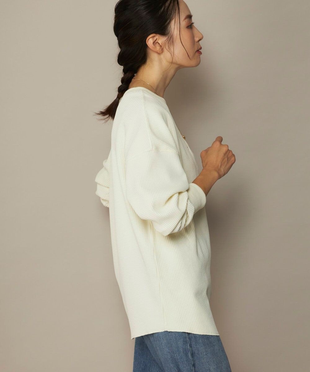 OP／FILA 【ocean pacific】らくティブ/ヘンリーネックワッフルロンT 