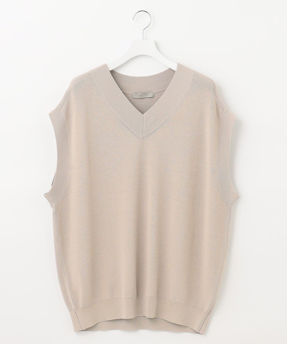 UNFILO MENS イージーケア ニットベスト [23年春夏商品] 