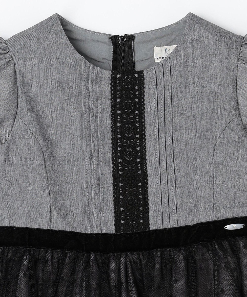 組曲 KIDS 【110-140㎝】ノワールドット ドレス 