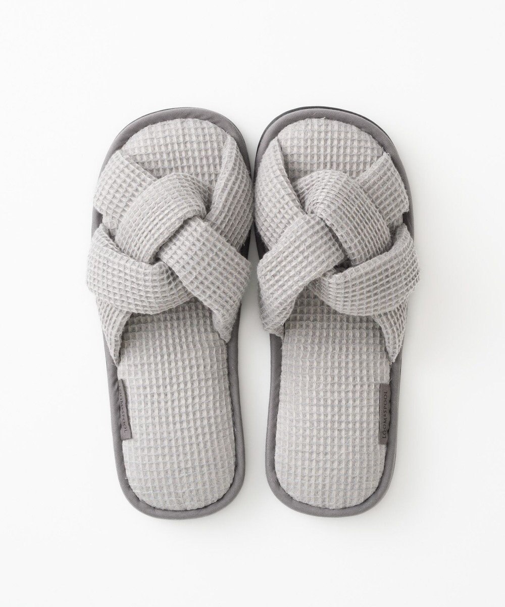 LOOM&SPOOL ワッフルスリッパ 