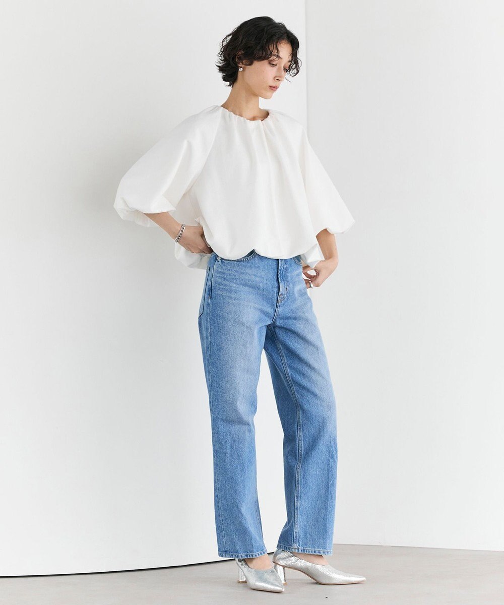 #Newans 【セレモニーにも/洗濯機可】バルーンヘムライトブルゾン​ 