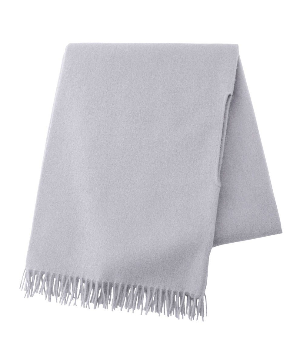 MOONBAT MACKINTOSH PHILOSOPHY ウール100%超大判無地ポンチョストール／幅70cm 