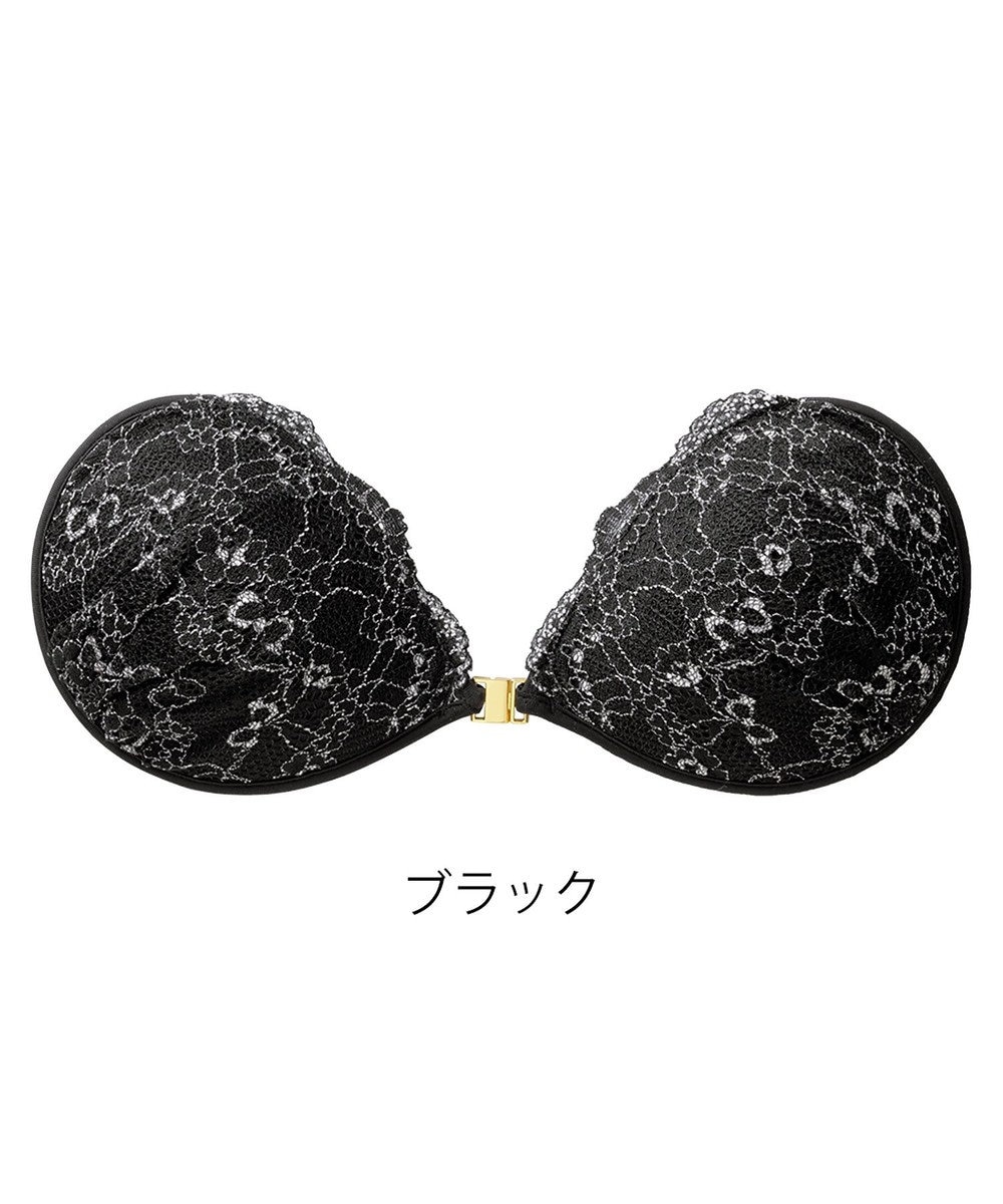 BRADELIS New York 【NuBra / ボリュームアップ】パテッドヌーブラ  リタ ブラ特有の締めつけがないストレスフリーブラ ブラック